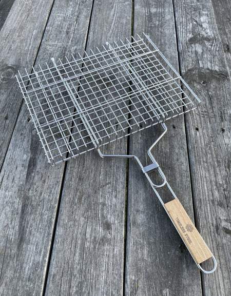 Heavy-duty Stainless Steel Grill Basket
