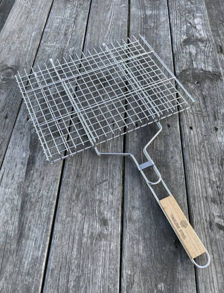 Heavy-duty Stainless Steel Grill Basket