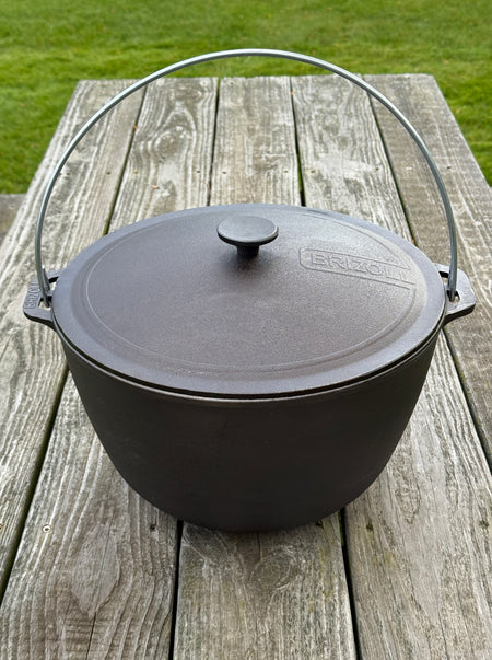 Cast Iron Cauldron 12L with Lid