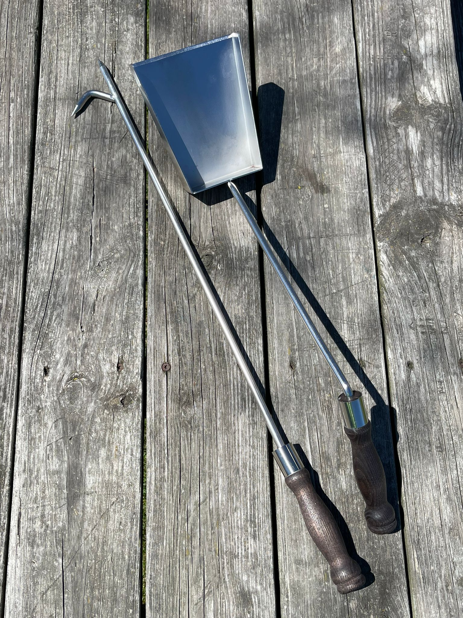 Heavy-duty Stainless Steel Fire Poker And Shovel