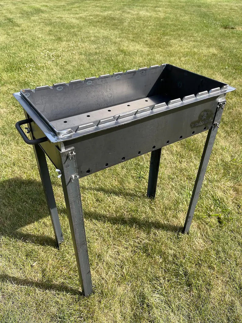 Heavy-duty BBQ Grill / MANGAL for 10 skewers