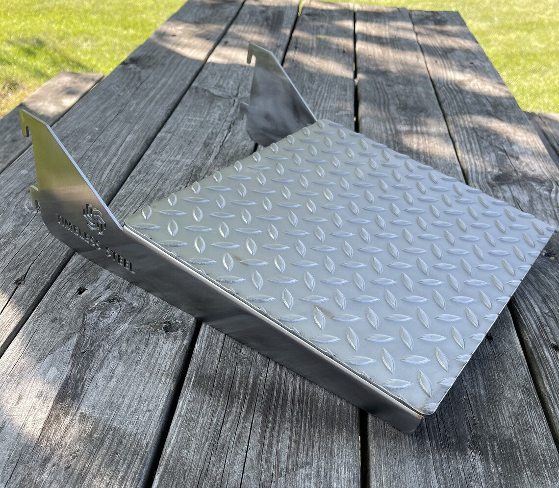 Stainless Steel Side Shelf for BBQ Grill / MANGAL