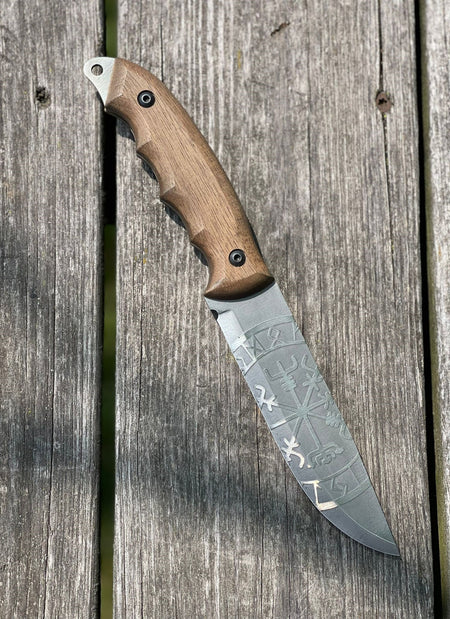 Heavy-duty KNIFE Norwegian with case