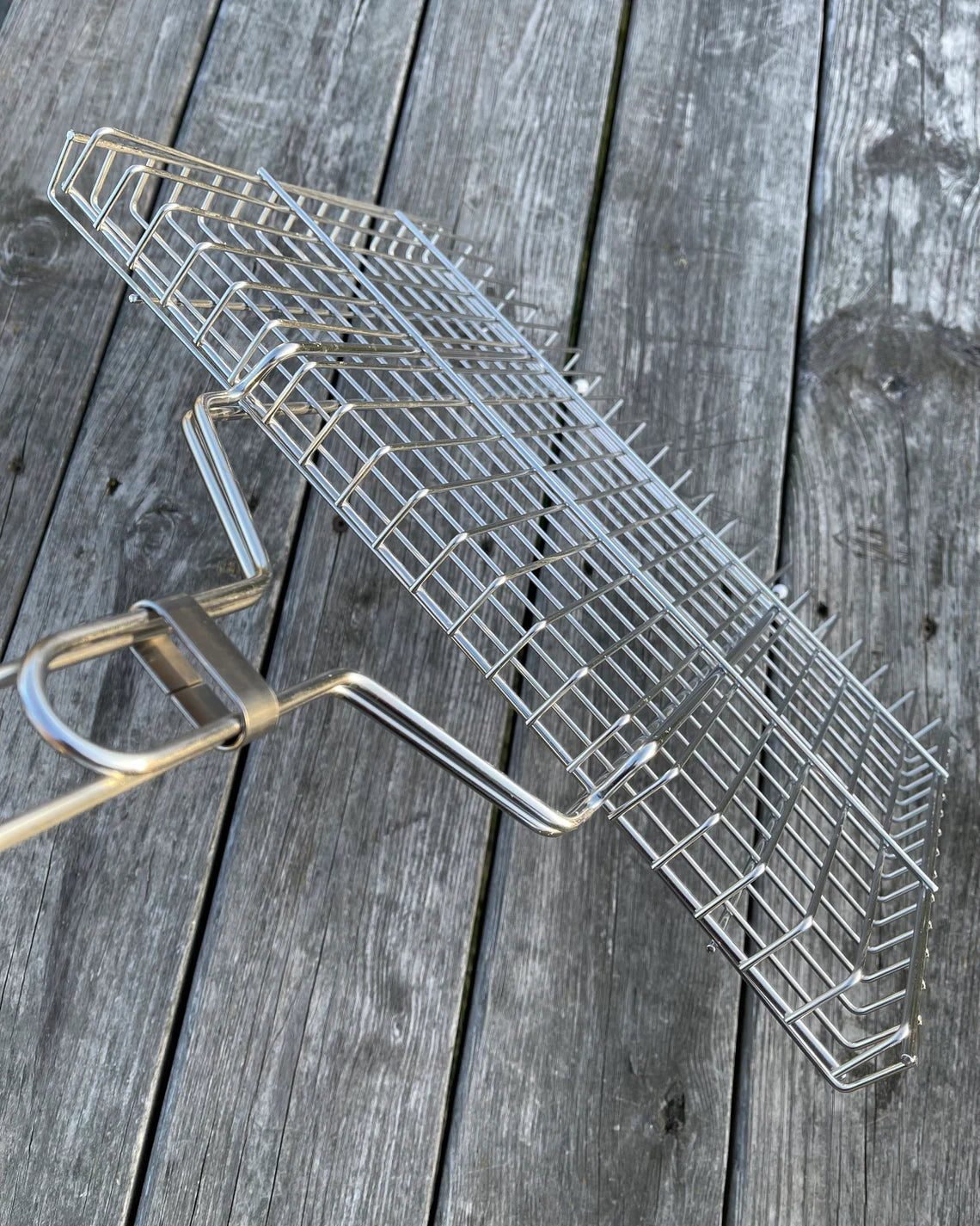 Heavy-duty Stainless Steel Grill Basket