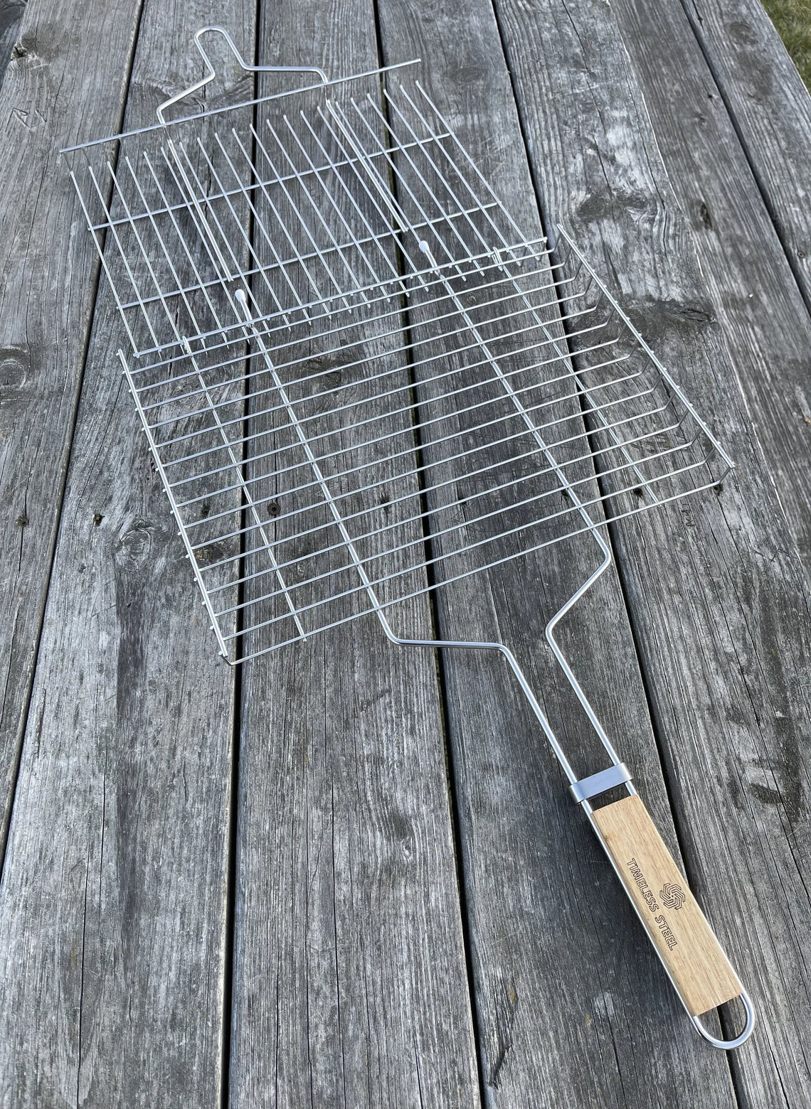 Heavy-duty Stainless Steel Grill Basket