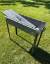 Large heavy-duty BBQ Grill / MANGAL for 15 skewers