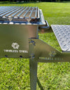 Stainless Steel Side Shelf for BBQ Grill / MANGAL