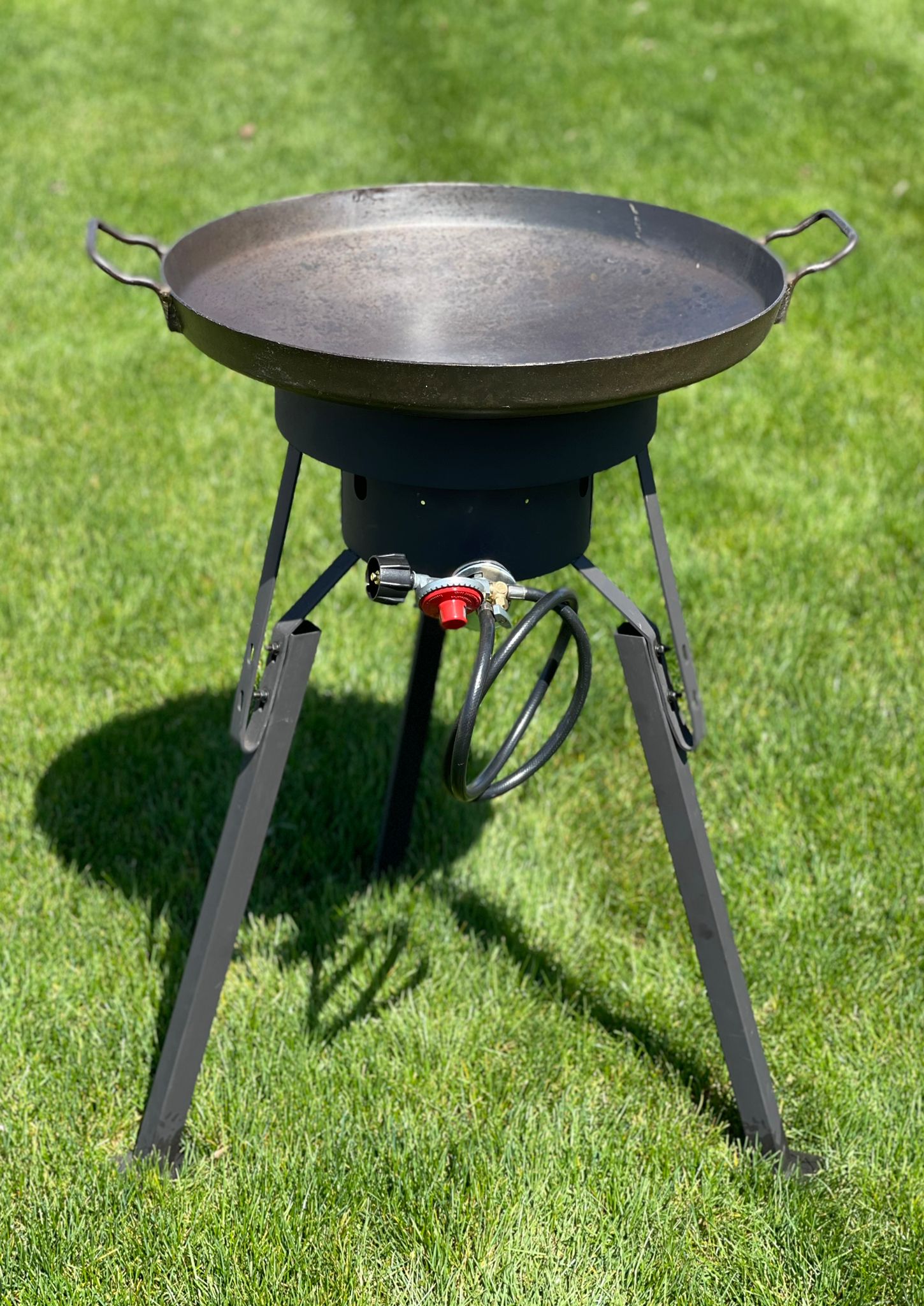 Heavy-duty Steel Discada 22" with Sides / BBQ Disc / Wok