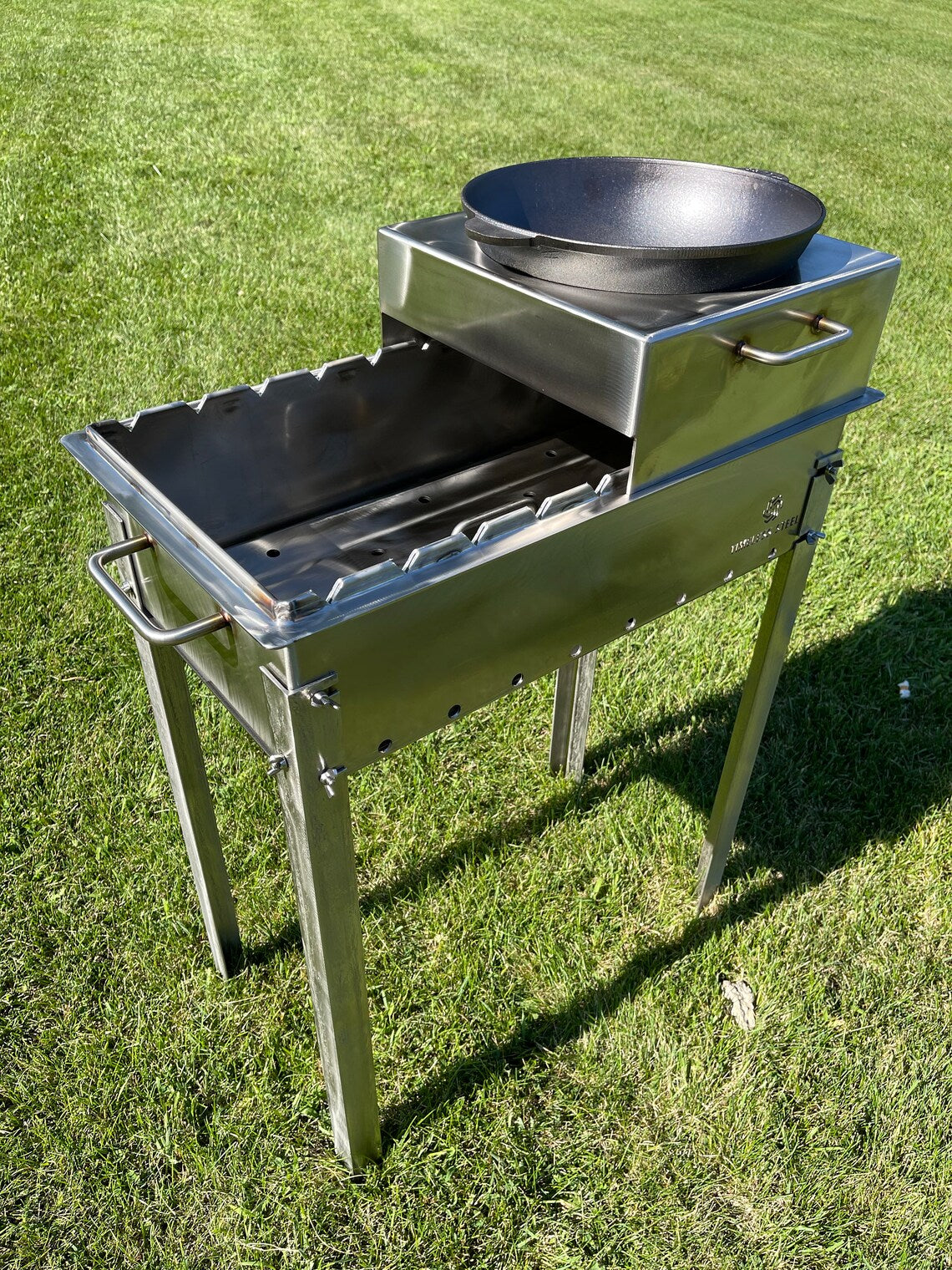 Stainless Steel Stand for Cast Iron Cauldron 8L