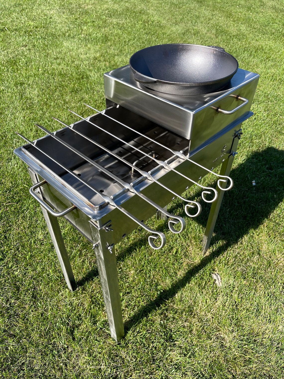 Stainless Steel Stand for Cast Iron Cauldron 8L