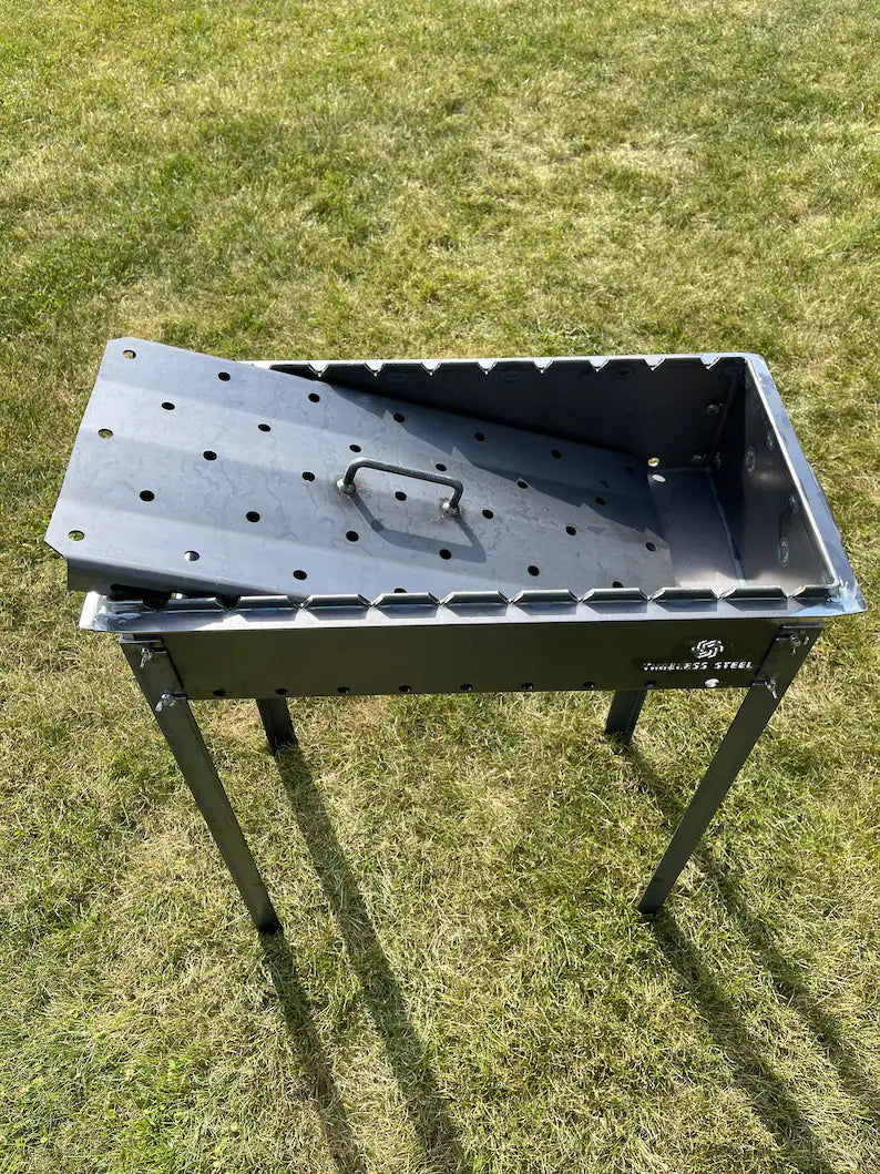 Heavy-duty BBQ Grill / MANGAL for 10 skewers