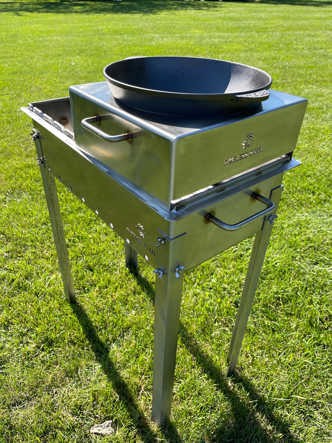 Stainless Steel Stand for Cast Iron Cauldron 8L