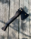 Heavy-duty AX Слава ЗСУ / Glory to the Armed Forces of Ukraine with wooden handle and leather wrap