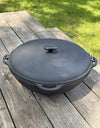 Cast Iron Cauldron 17L / WOK with Lid