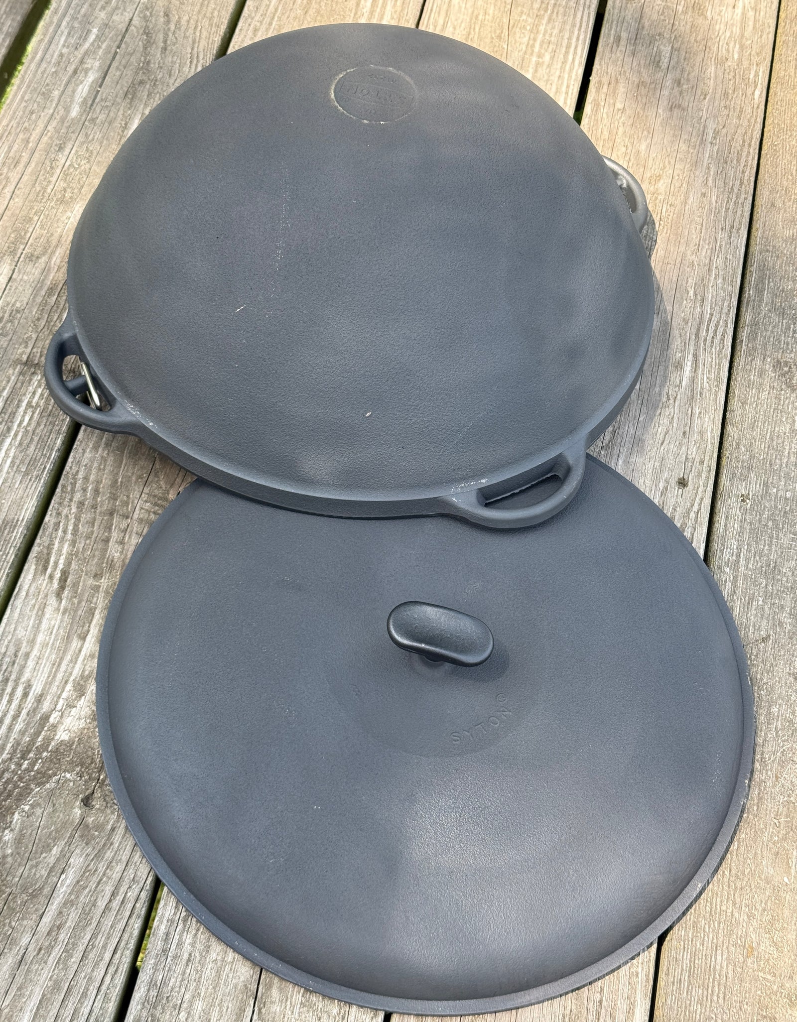 Cast Iron Cauldron 17L / WOK with Lid
