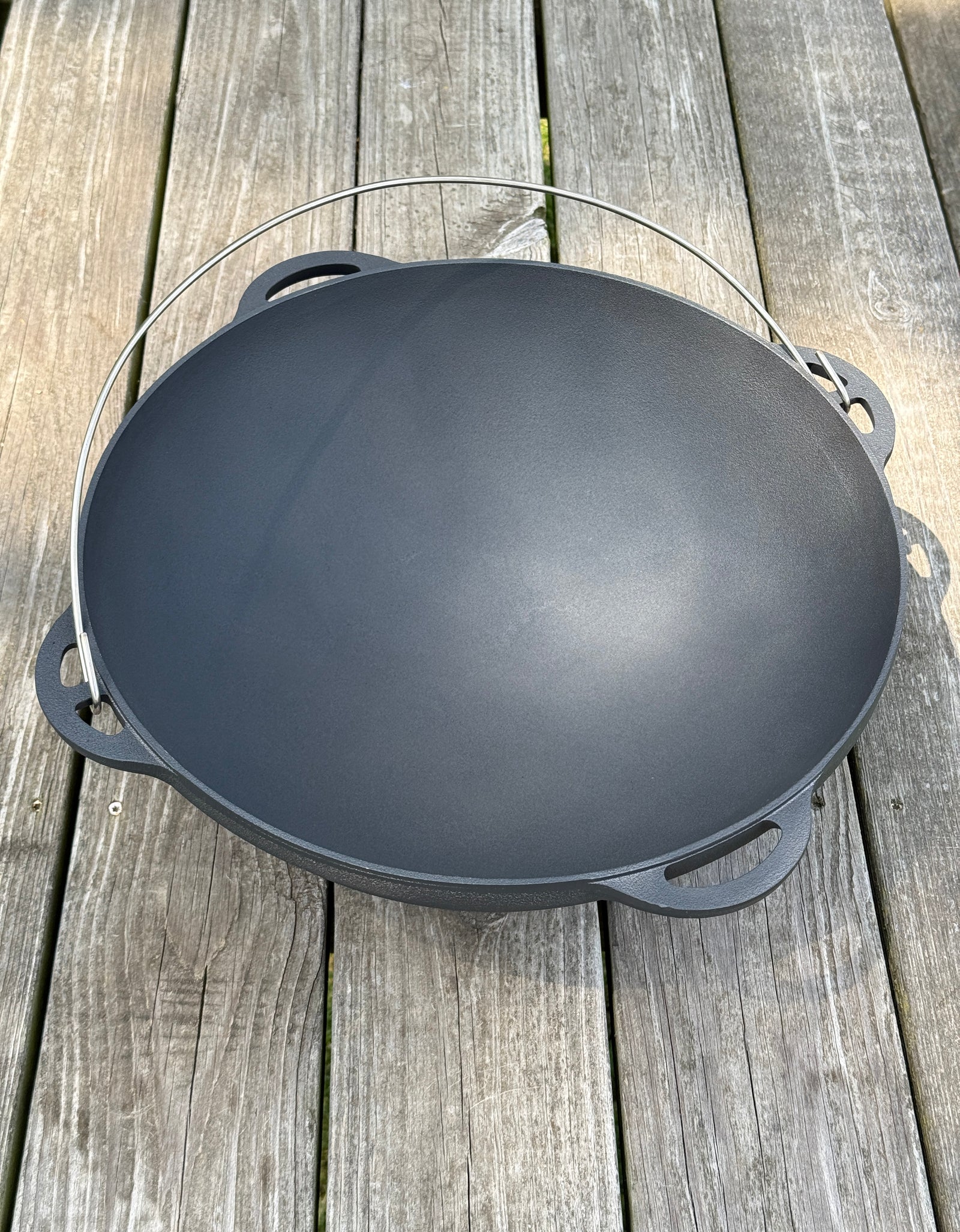 Cast Iron Cauldron 12L / WOK with Lid