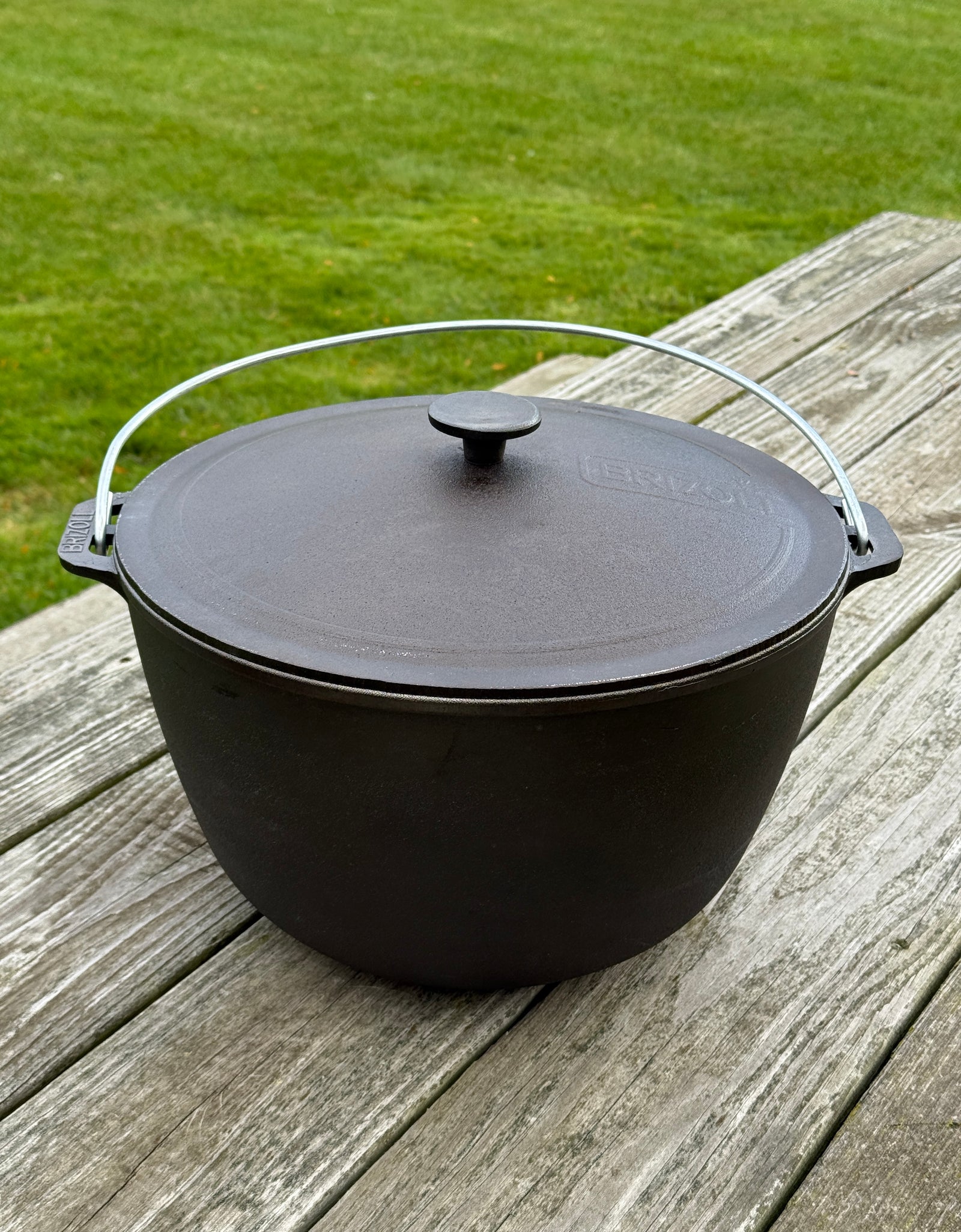 Cast Iron Cauldron 12L with Lid