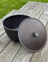 Cast Iron Cauldron 12L with Lid