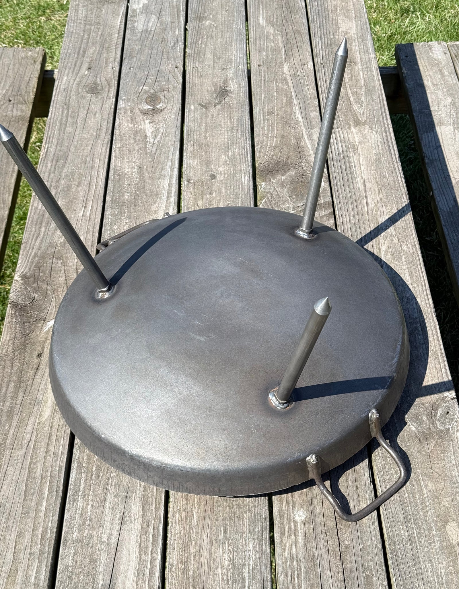 Heavy-duty Steel Discada 22" with Legs / BBQ Disc / Wok