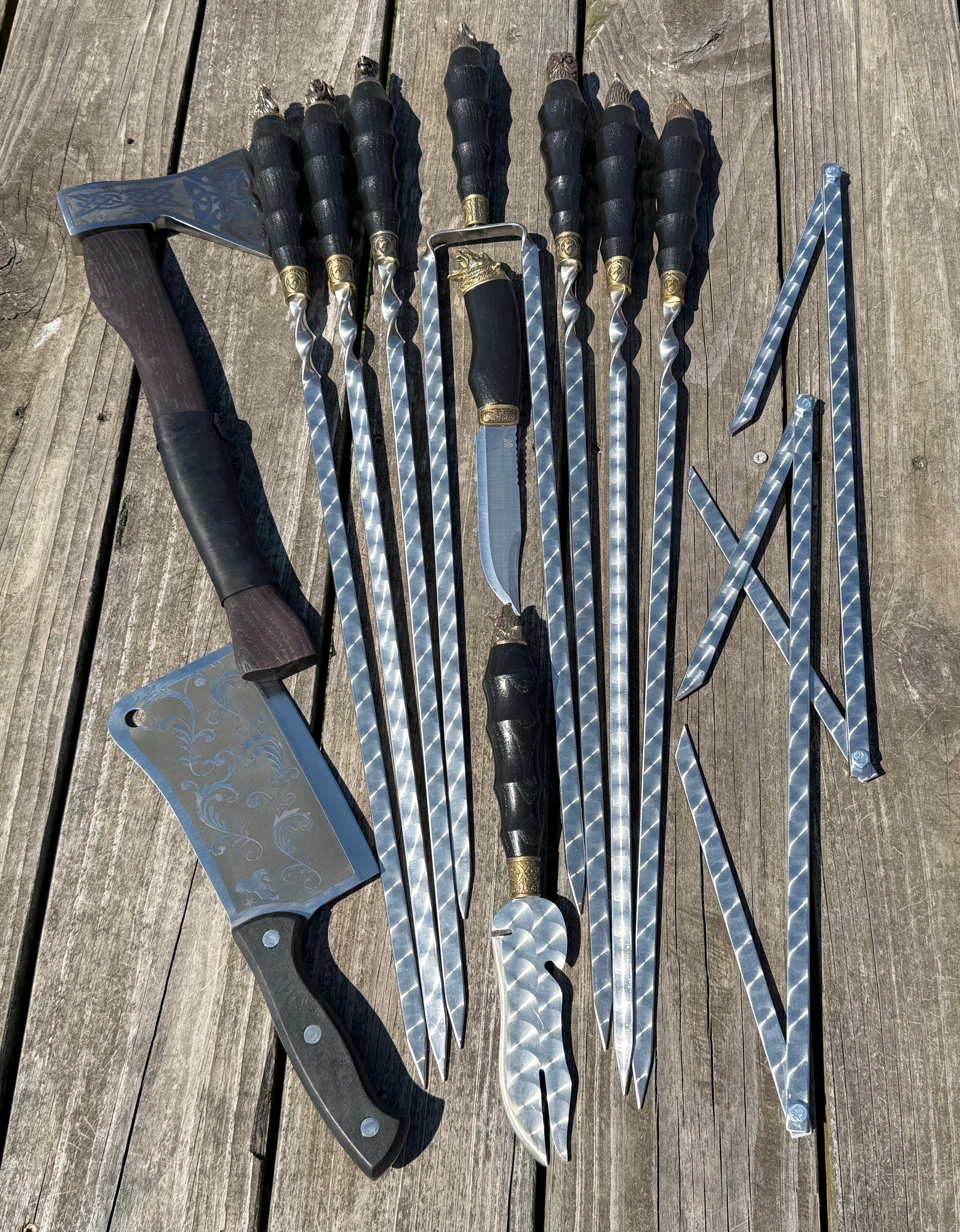 Heavy-duty BBQ Set SHERIFF