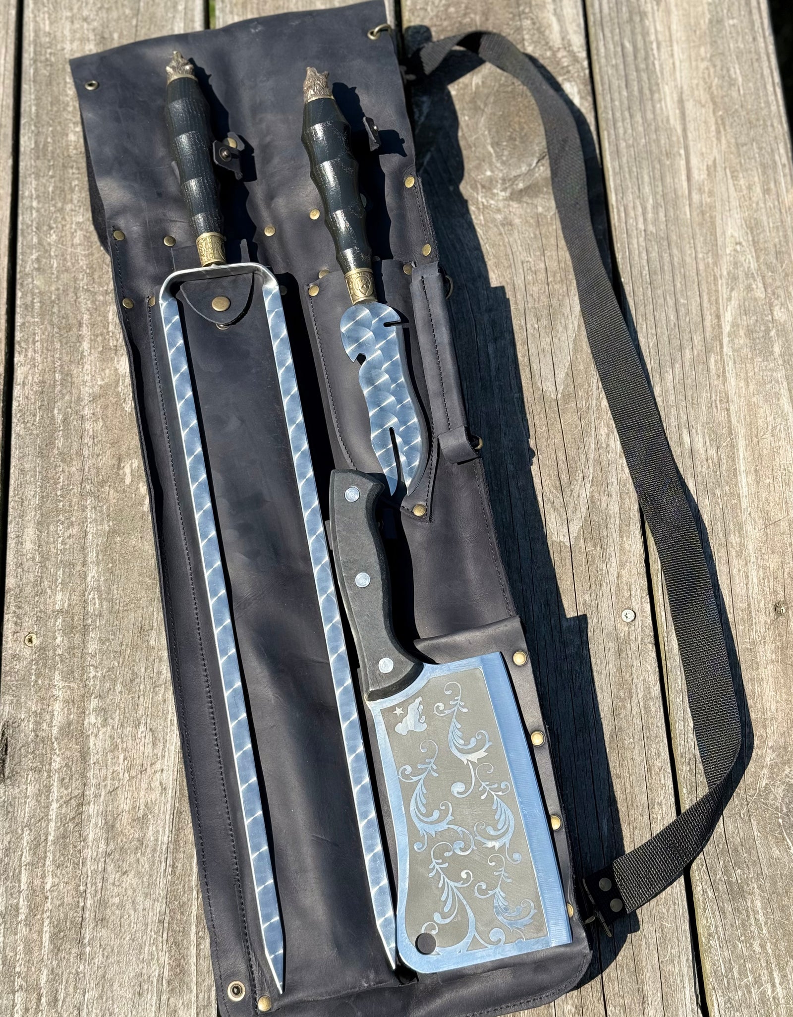 Heavy-duty BBQ Set SHERIFF