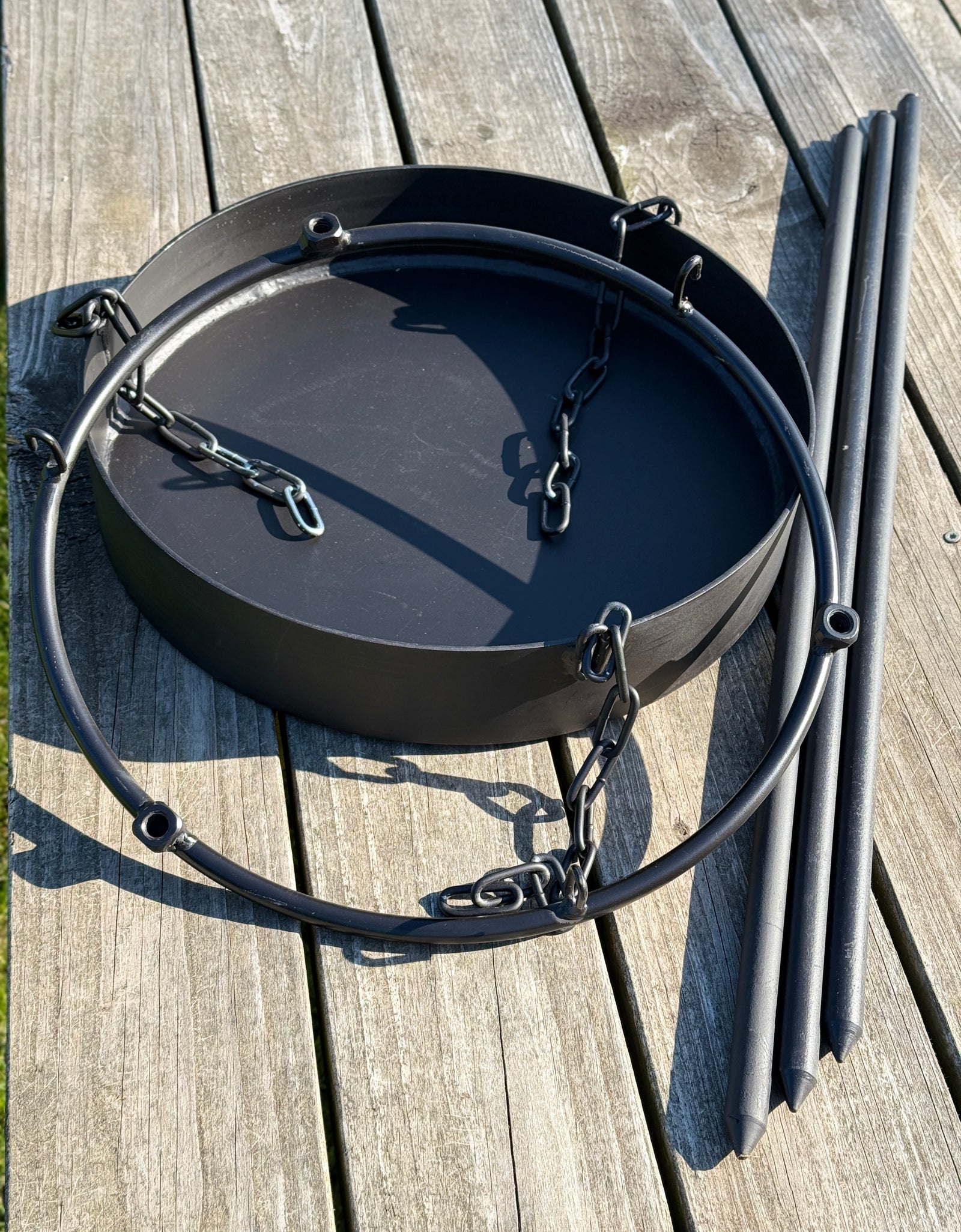 Wood-Fired Stand for Discada and Cauldron