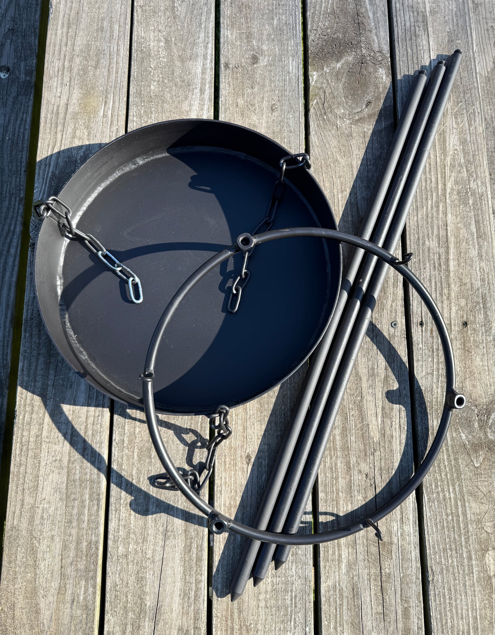 Wood-Fired Stand for Discada and Cauldron