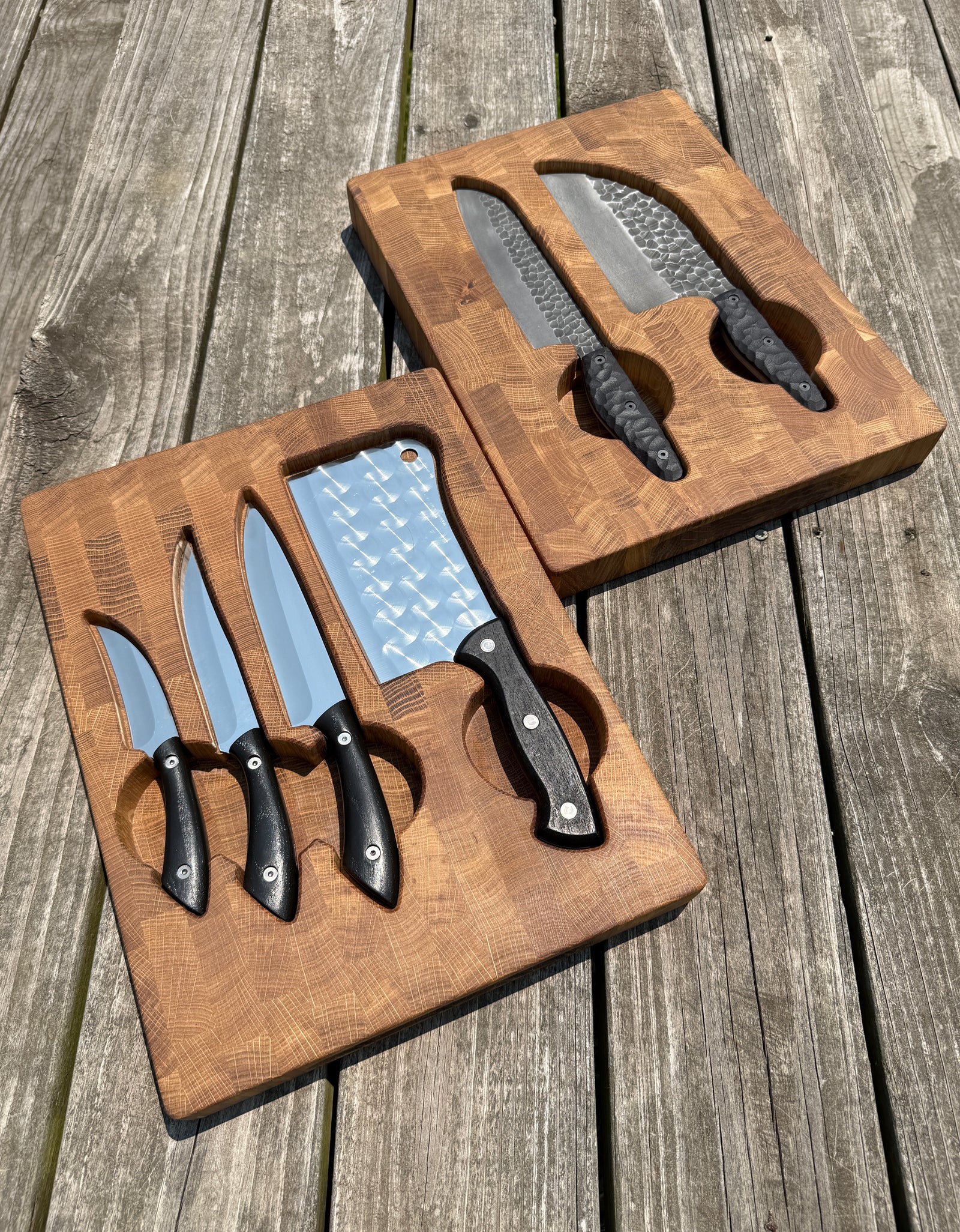 Refined Kitchen Set: Cutting Board and Knives
