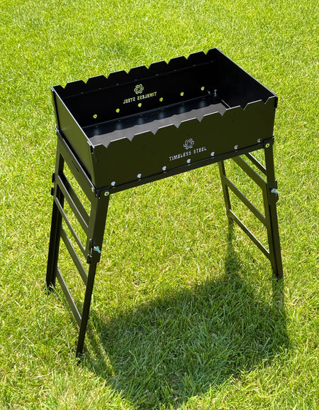Heavy-duty Foldable BBQ Grill / MANGAL for 8 Skewers