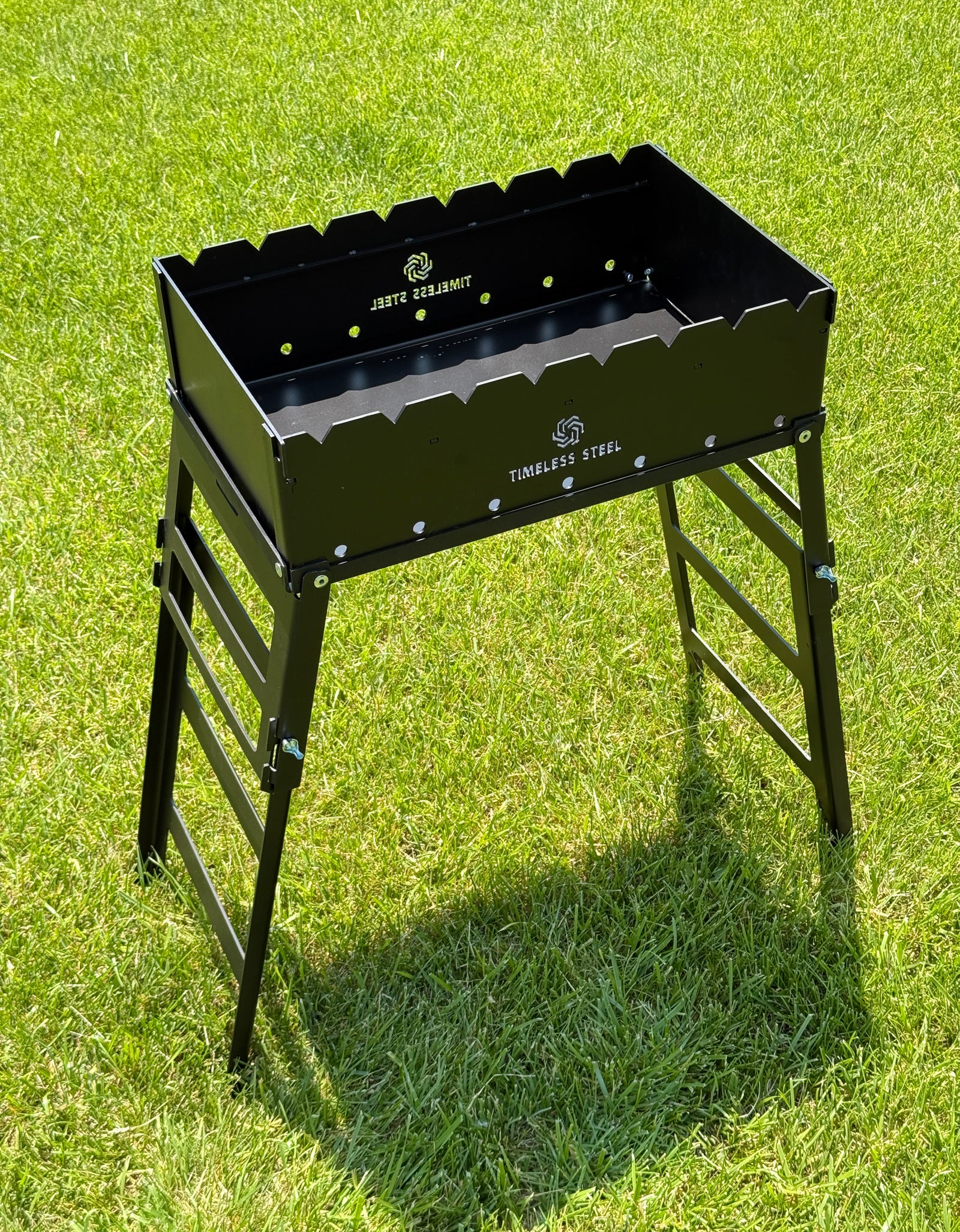 Heavy-duty Foldable BBQ Grill / MANGAL for 8 Skewers