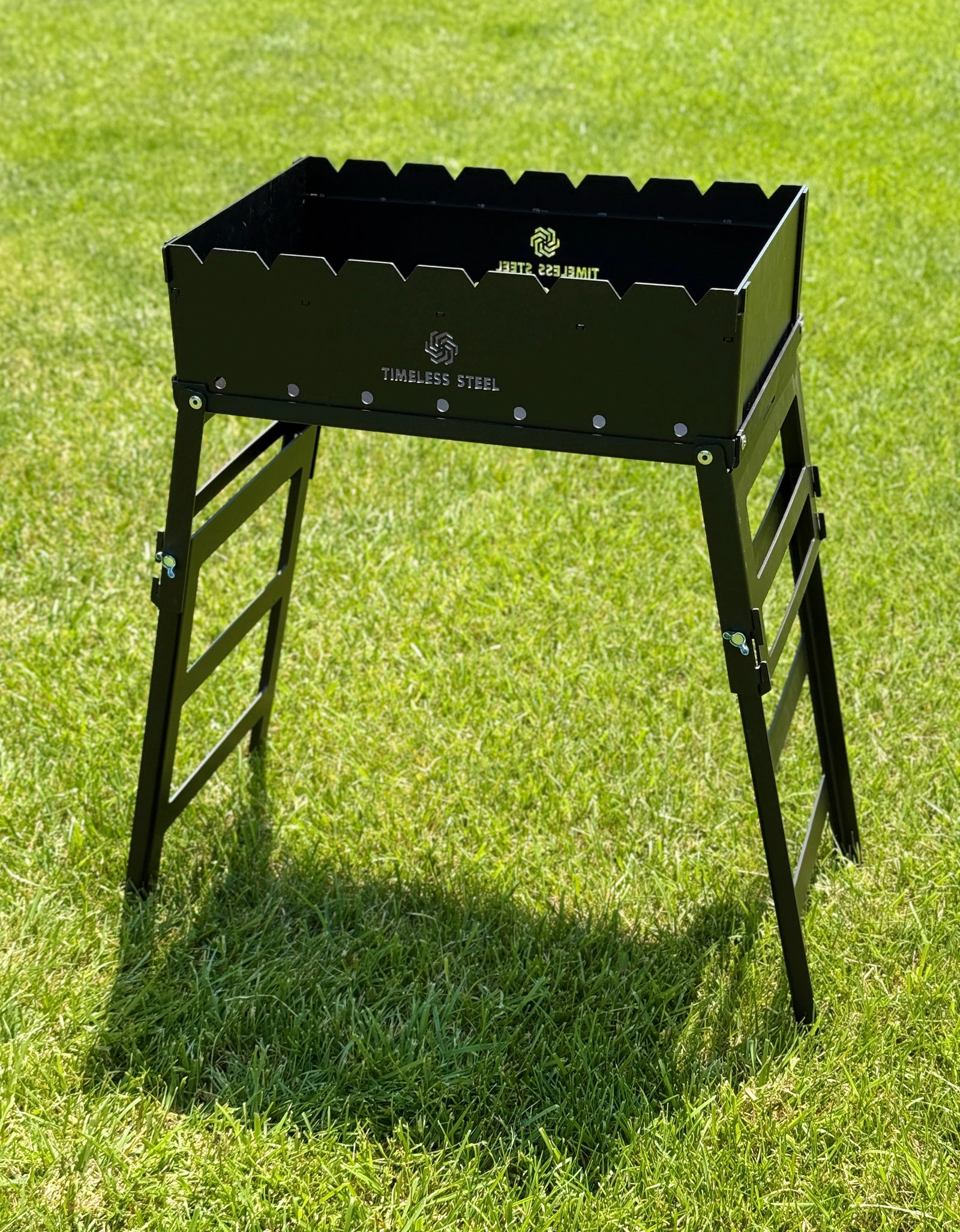 Heavy-duty Foldable BBQ Grill / MANGAL for 8 Skewers
