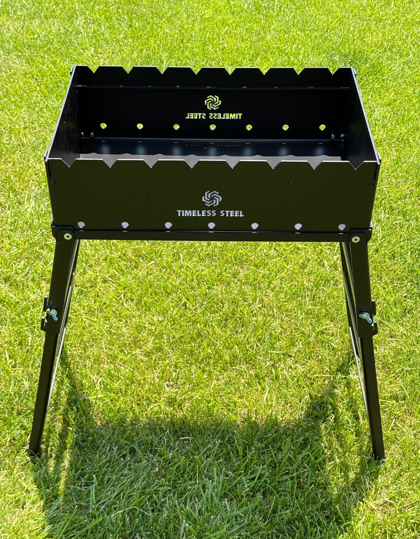 Heavy-duty Foldable BBQ Grill / MANGAL for 8 Skewers
