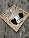 Luxury Wooden Backgammon Set / NARDY