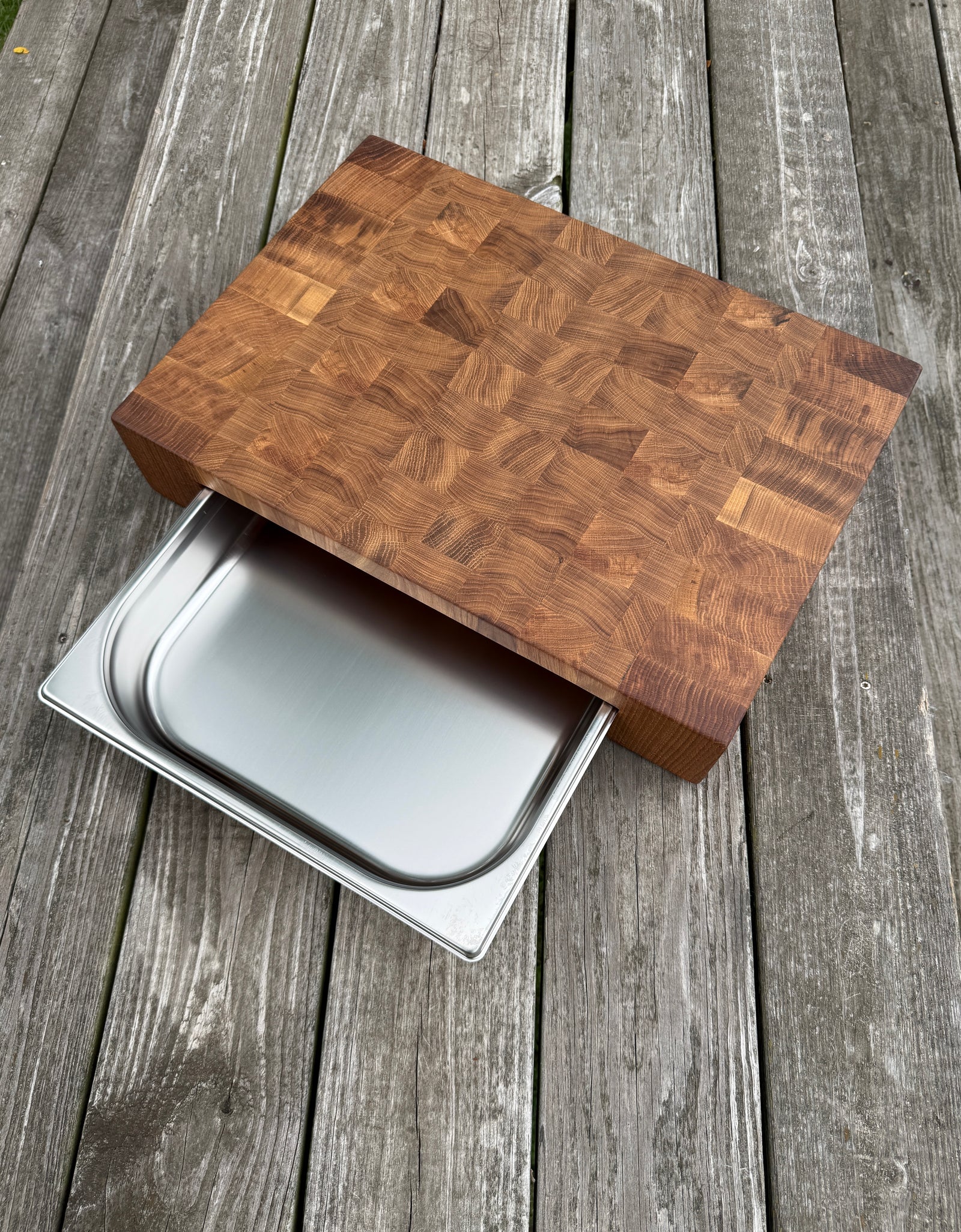 Cutting Board with Tray