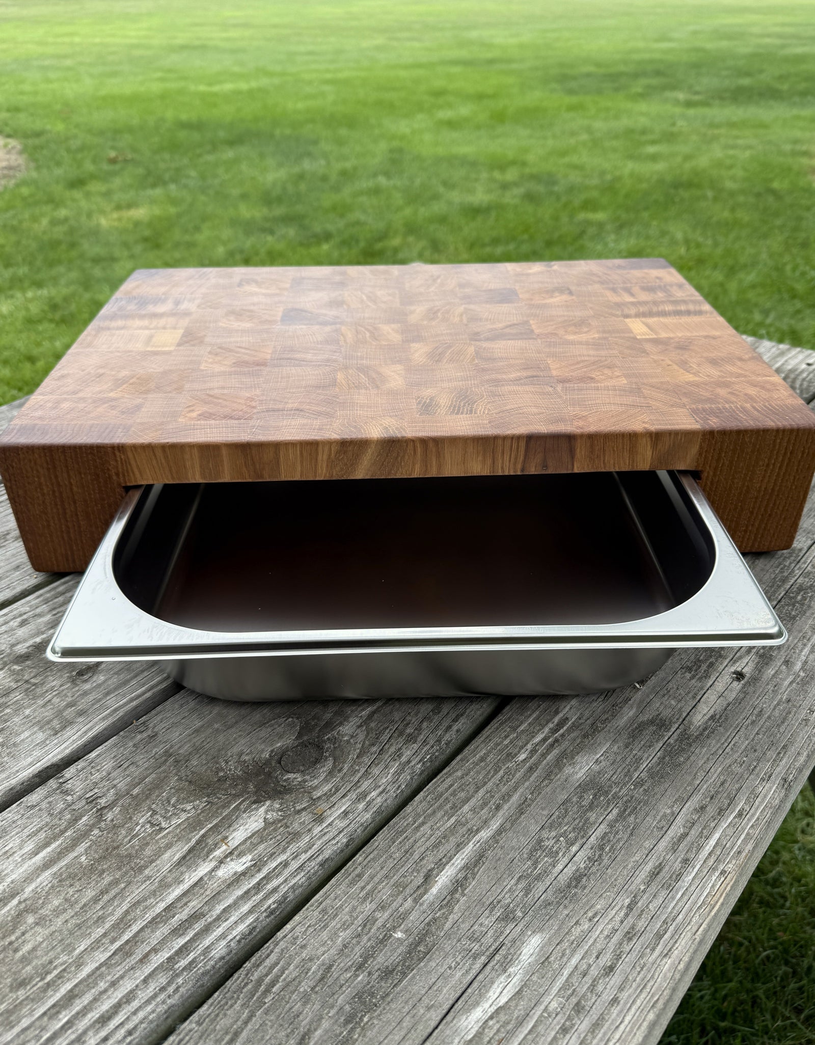 Cutting Board with Tray