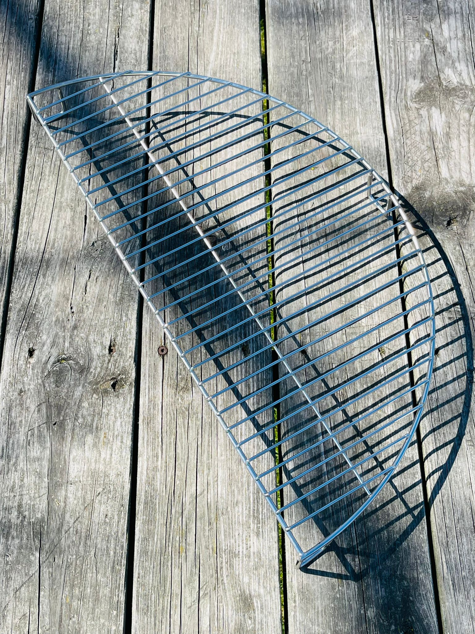 Stainless Steel Half Grate 11"