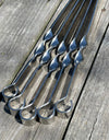 5 Pcs WIDTH 3/4" Heavy-duty Stainless Steel Lula Kebab Skewers 26"