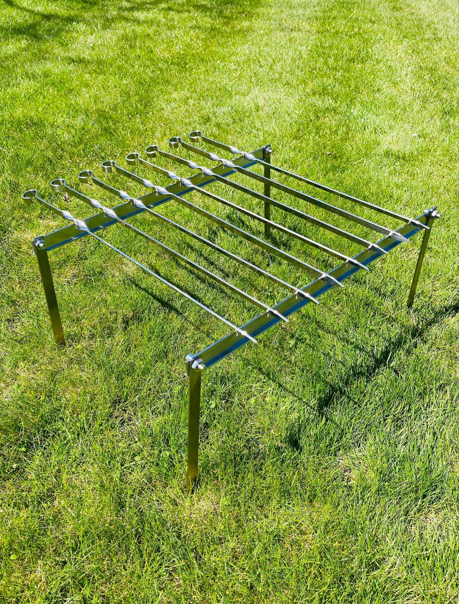 Heavy-duty Stainless Steel Folding BBQ Grill / MANGAL / TAGANOK