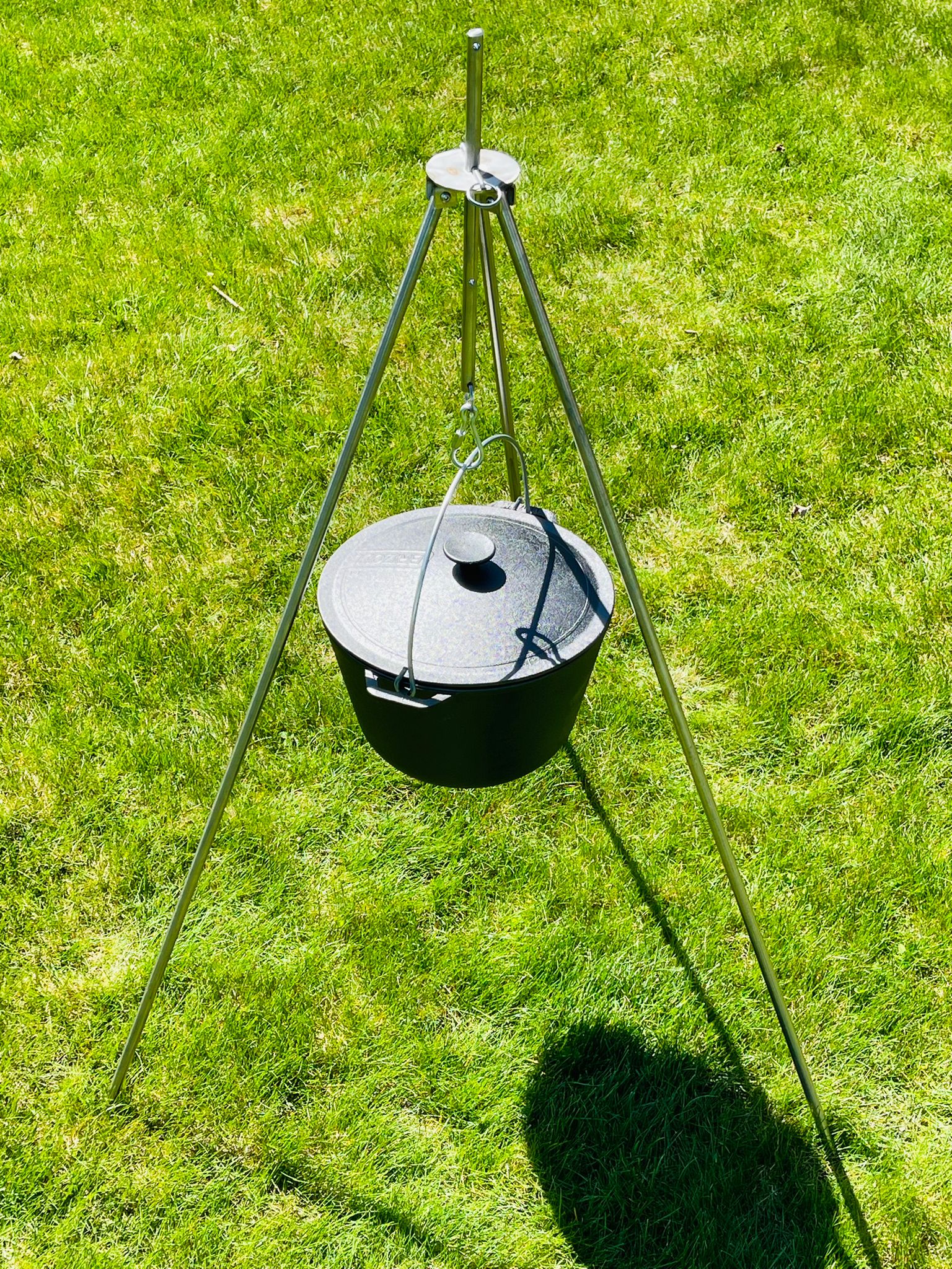 Heavy-duty Stainless Steel Tripod For Cauldron