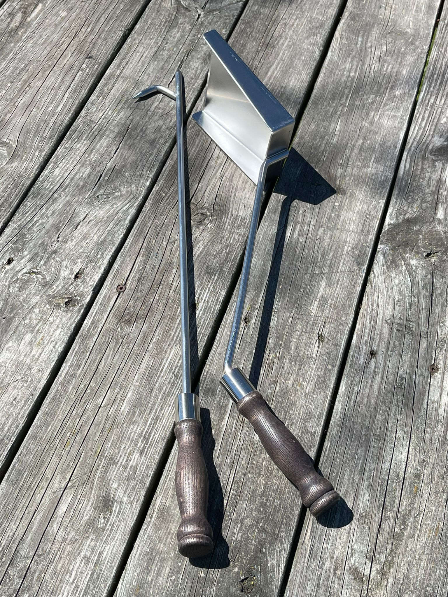 Heavy-duty Stainless Steel Fire Poker And Shovel