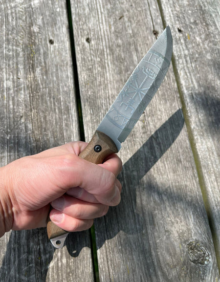 Heavy-duty KNIFE Norwegian with case