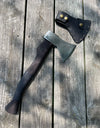 Heavy-duty AX Слава ЗСУ / Glory to the Armed Forces of Ukraine with wooden handle and leather wrap