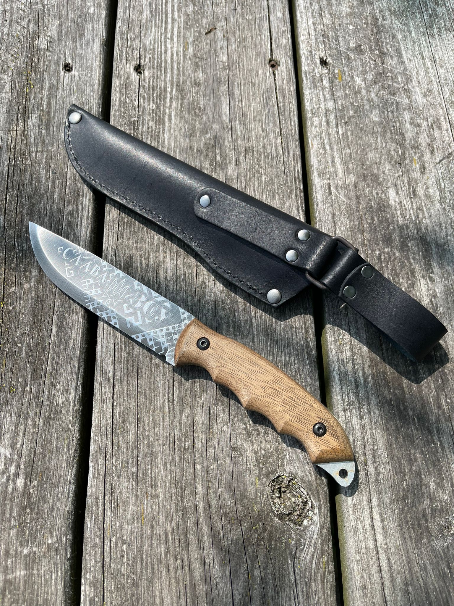 Heavy-duty KNIFE Слава ЗСУ / Glory to the Armed Forces of Ukraine with case