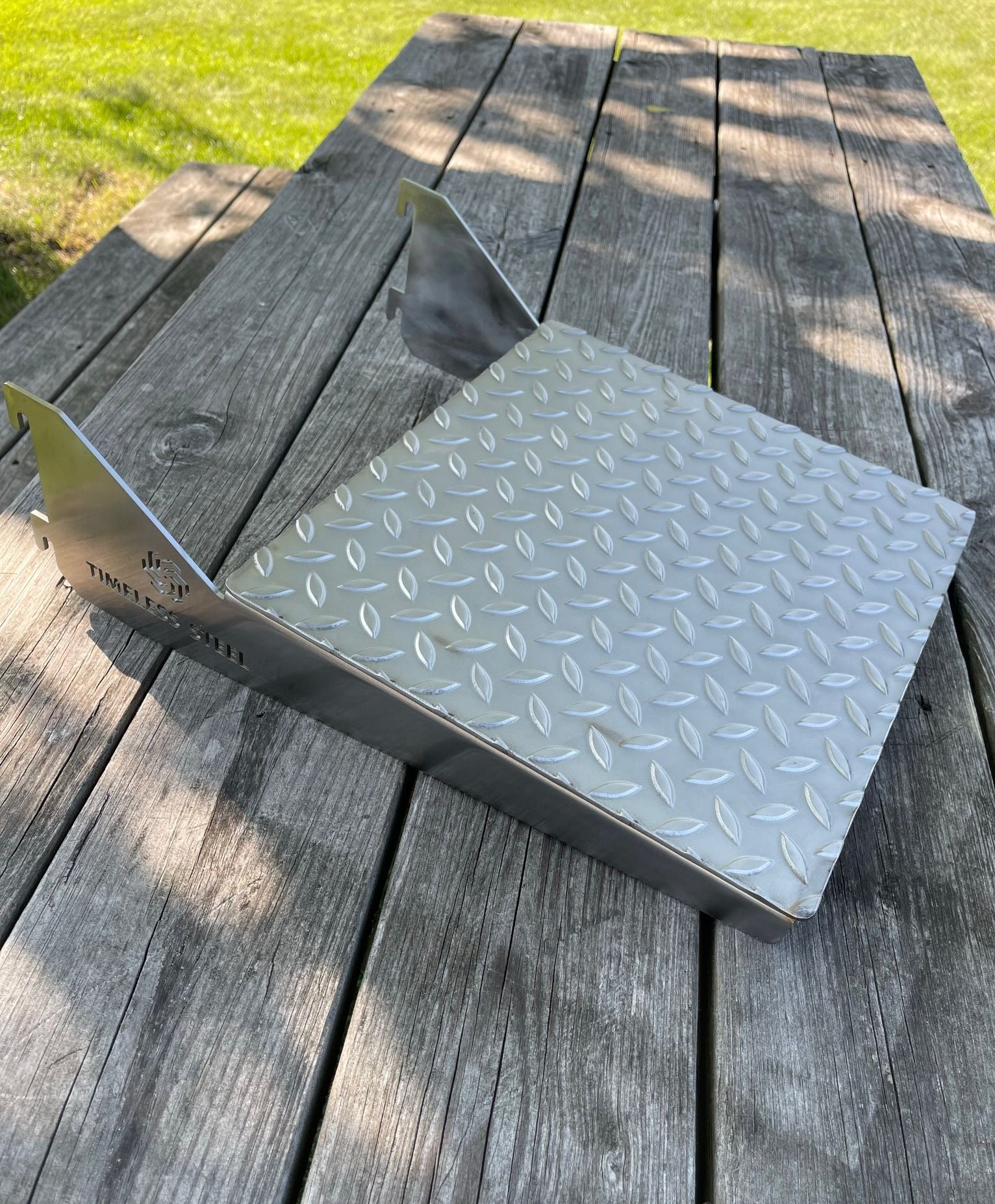 Stainless Steel Side Shelf for BBQ Grill / MANGAL