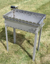 Heavy Duty Stainless Steel Electric Skewer Rotisserie – Automatic 10 Skewer Rotating Grill / Mangal
