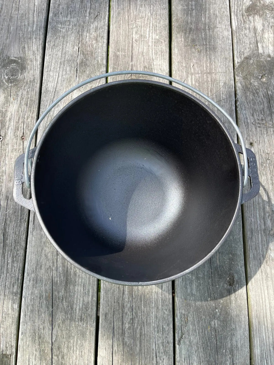 Cast Iron Cauldron 8L with Lid – Timeless Steel