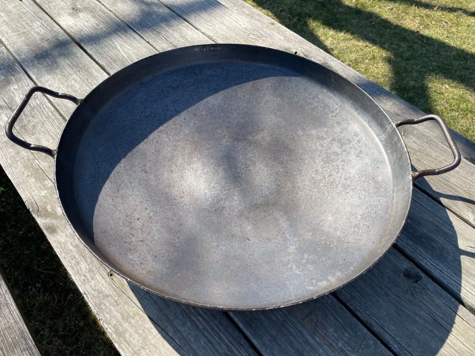 Heavy-duty Steel Discada 22" with Sides / BBQ Disc / Wok