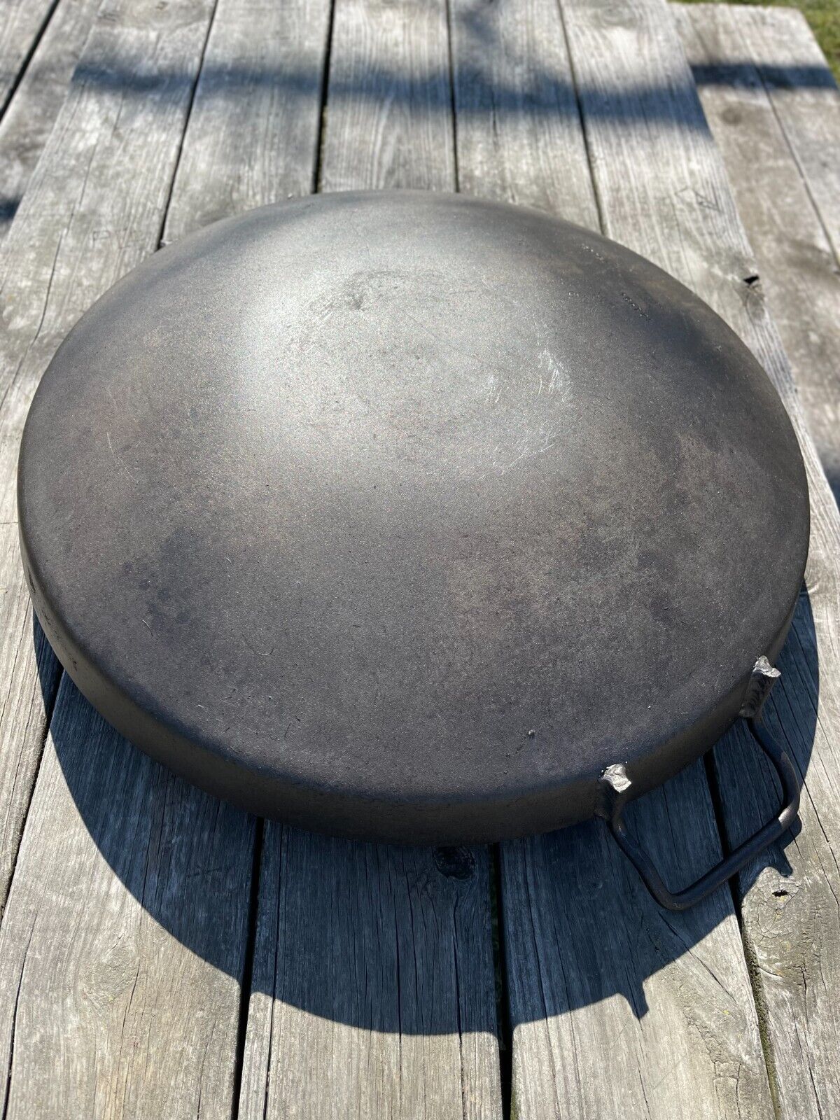 Heavy-duty Steel Discada 22" with Sides / BBQ Disc / Wok